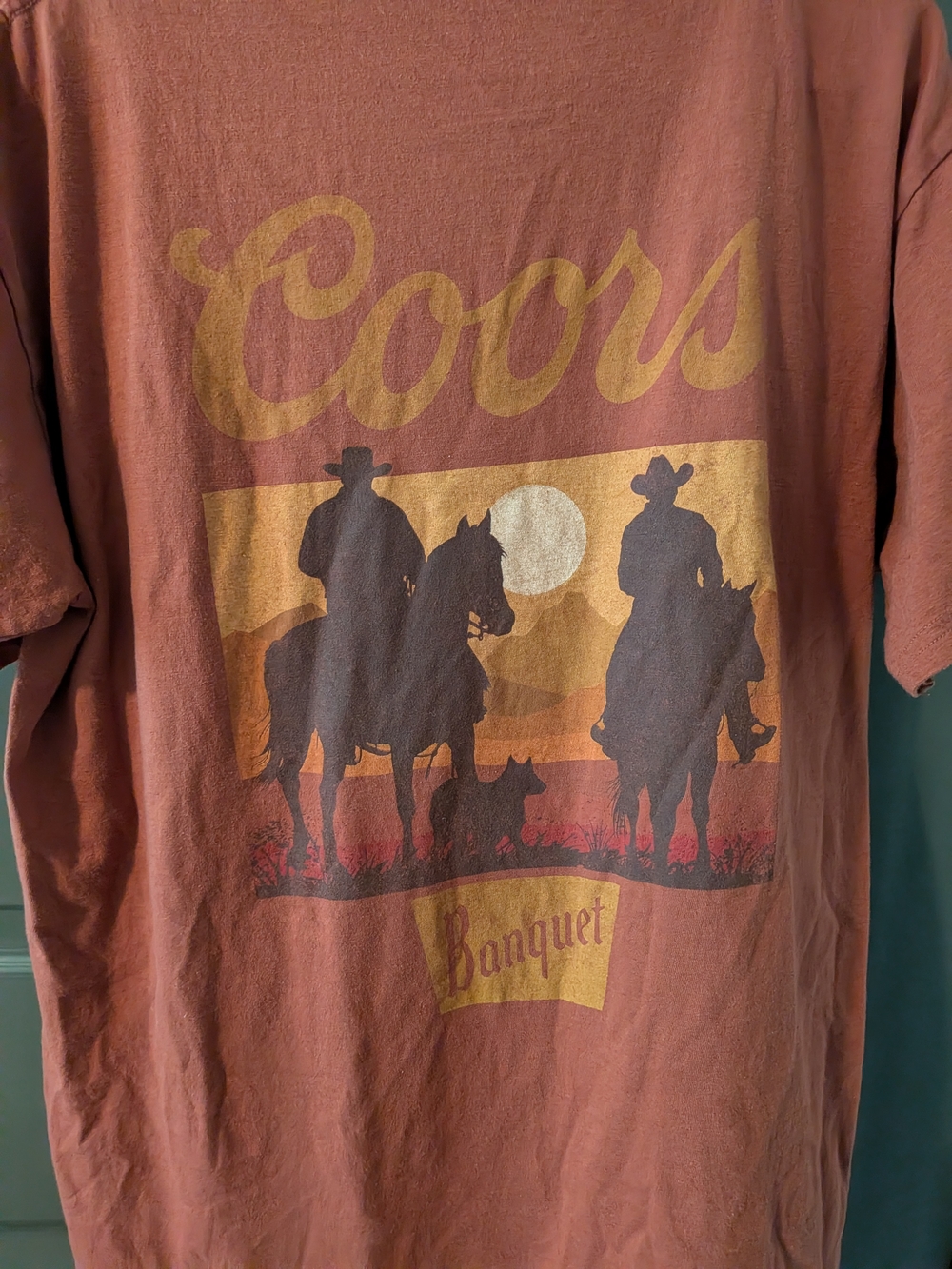 Coors Rust Red Short Sleeve Logo Tee